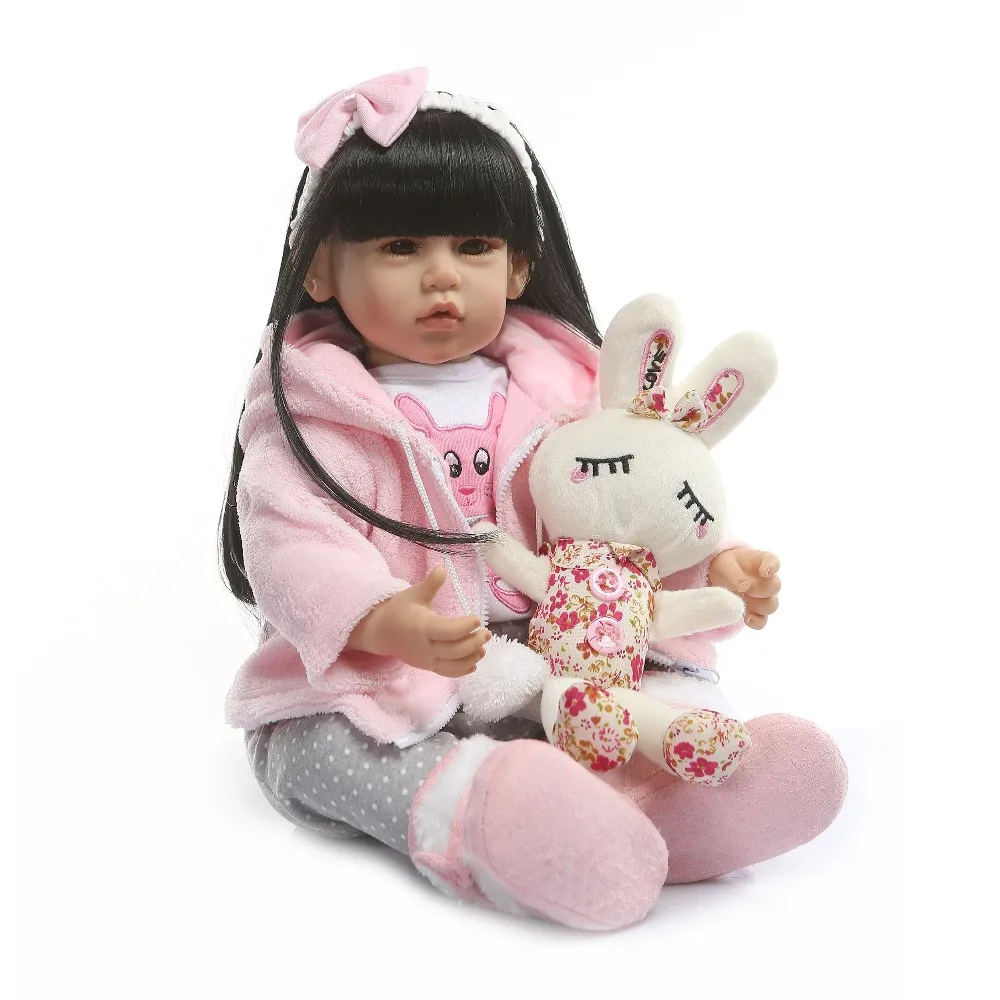 

NPK 50cm Silicone Reborn Baby Doll Toys Like Real Vinyl Princess Toddler Babies Dolls Girls Bonecas Birthday Gift Present
