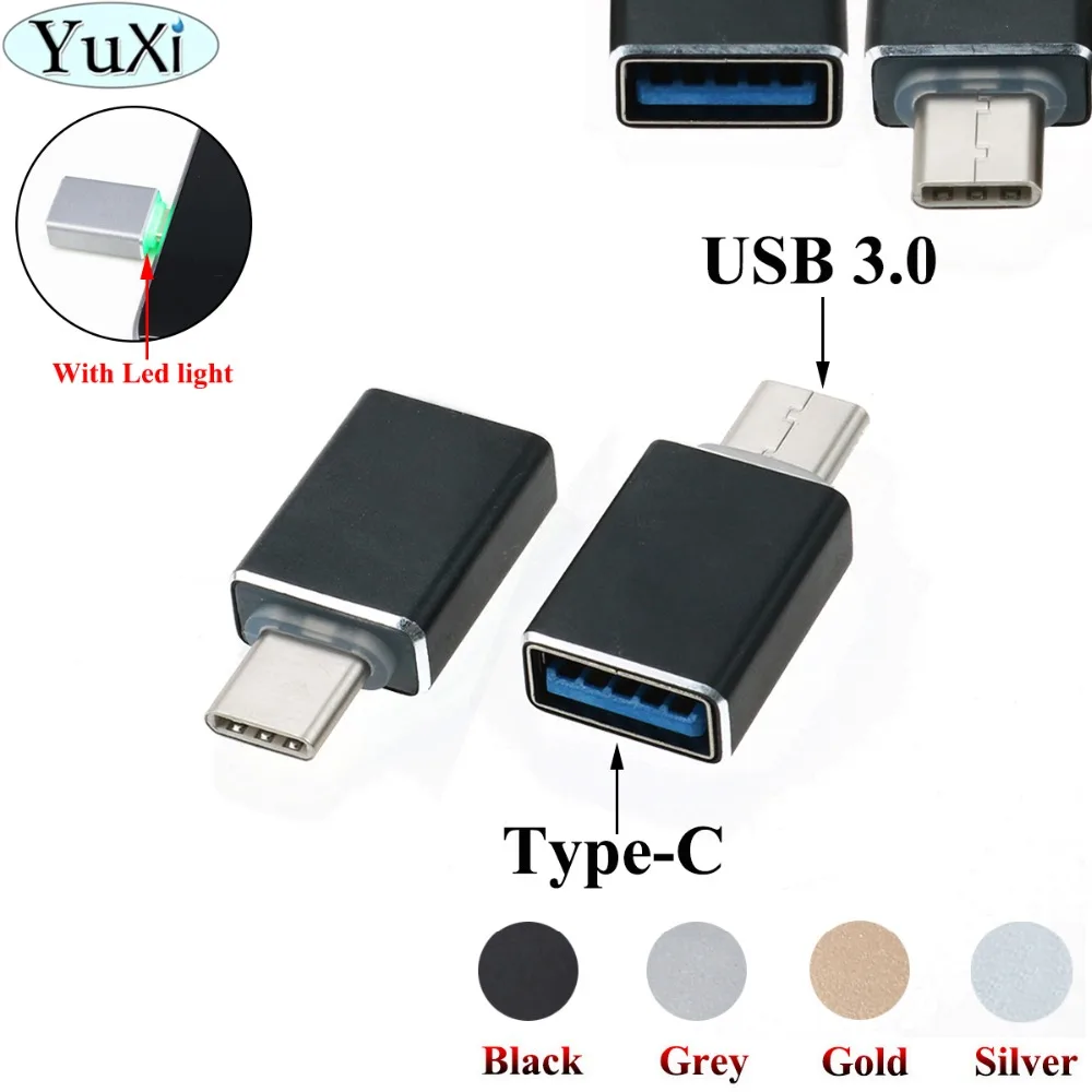 

YuXi 2pcs USB 3.0 OTG Cable Adapter Micro USB Type C Converter For Smartphone for Samsung for LG USB 3.1 Type C Male to USB 3.0