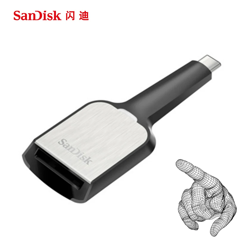 

Sandisk 3.1 SDDR389 SD Card Reader SD Card Reader to TypeC Interface Super Speed Multi Smart Memory for Computer USB Card Reader