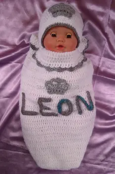 

Baby cocoon with the name from your baby in every size you can order it