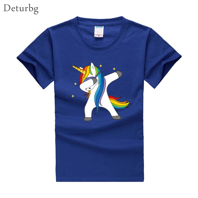

Mens Brand 100% Cotton Unicorn Print T Shirt Man's Short Sleeve Plus Size Streetwear White T-Shirt Tops Funny Shirts 2019 Summer