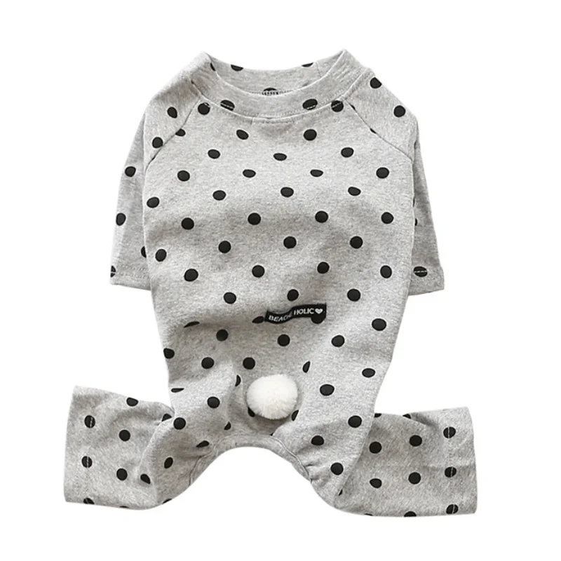 

New Dogs Autumn Clothes Puppy Sleeping Clothes Dog Jumpsuits Overalls Clothes for Dogs Cotton Dog Pajamas Clothes for York Puppy