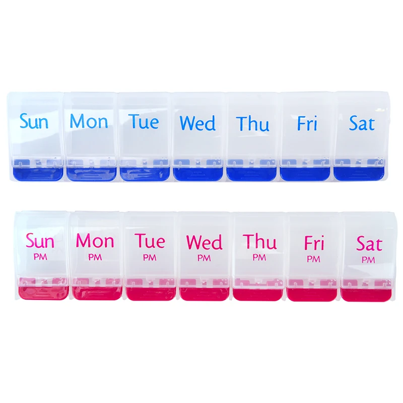 

Weekly 7 Days Tablet Mini Pill Case Medicine Boxes Holder Cases Tablet Pill Box Holder Medicine Storage Organizer Container Case