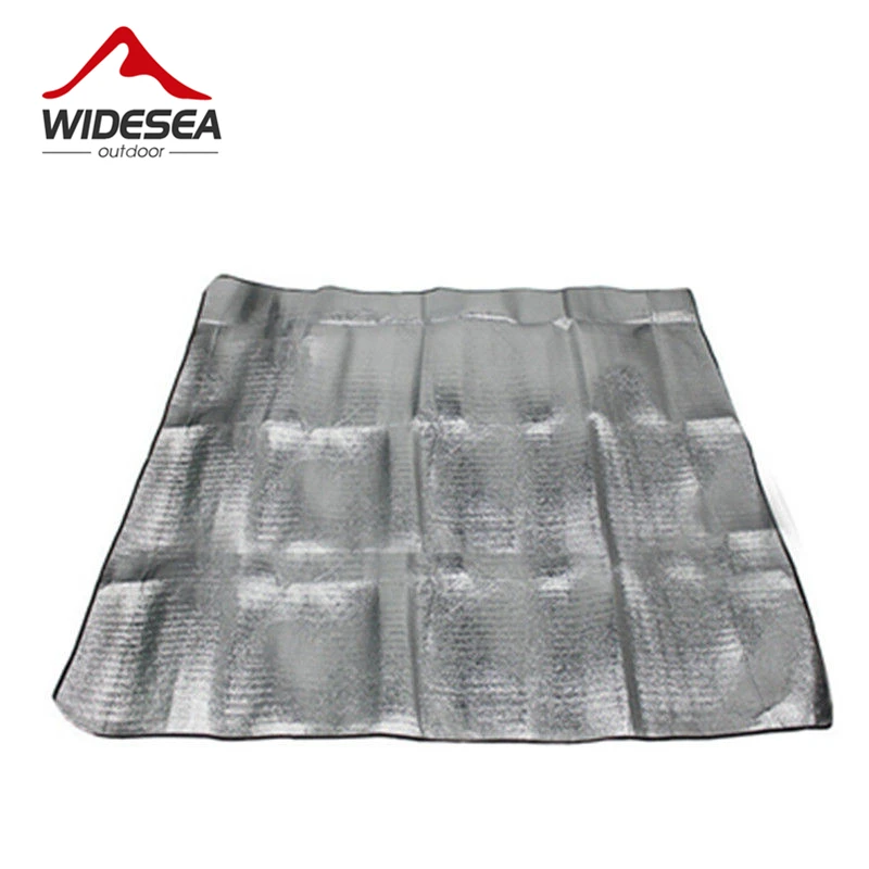 outdoor camping mat double sides Aluminum film waterproof cushion heat insulation 200cm*200cm