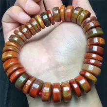 Натуральный Воюющих государств zhanguo красный агат Драгоценный Браслет AAA 12.5 мм