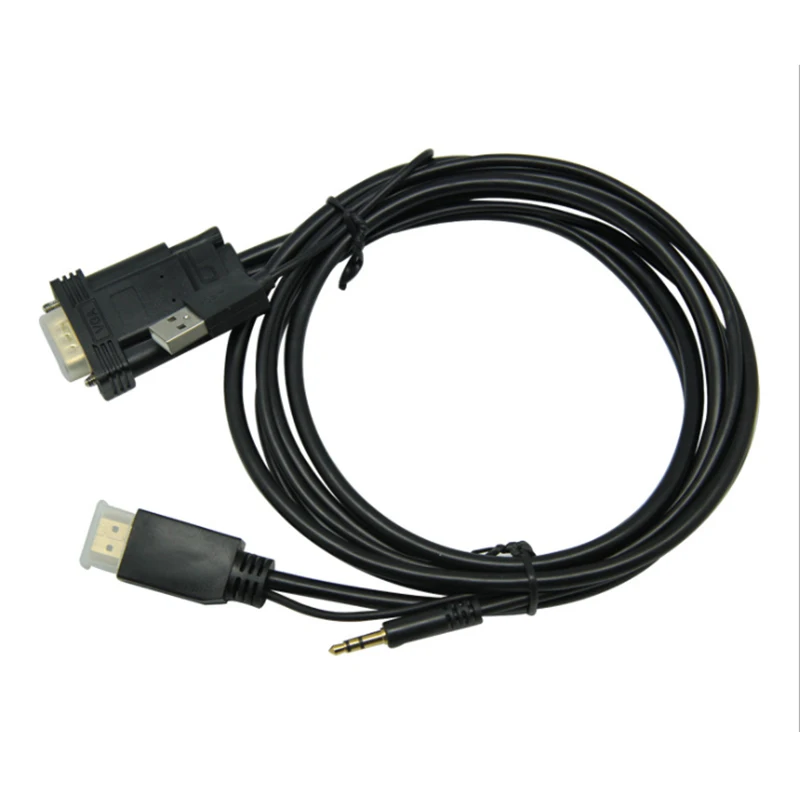 Позолоченные разъемы HDMI переходник папа VGA кабель Папа для ноутбук с проектором