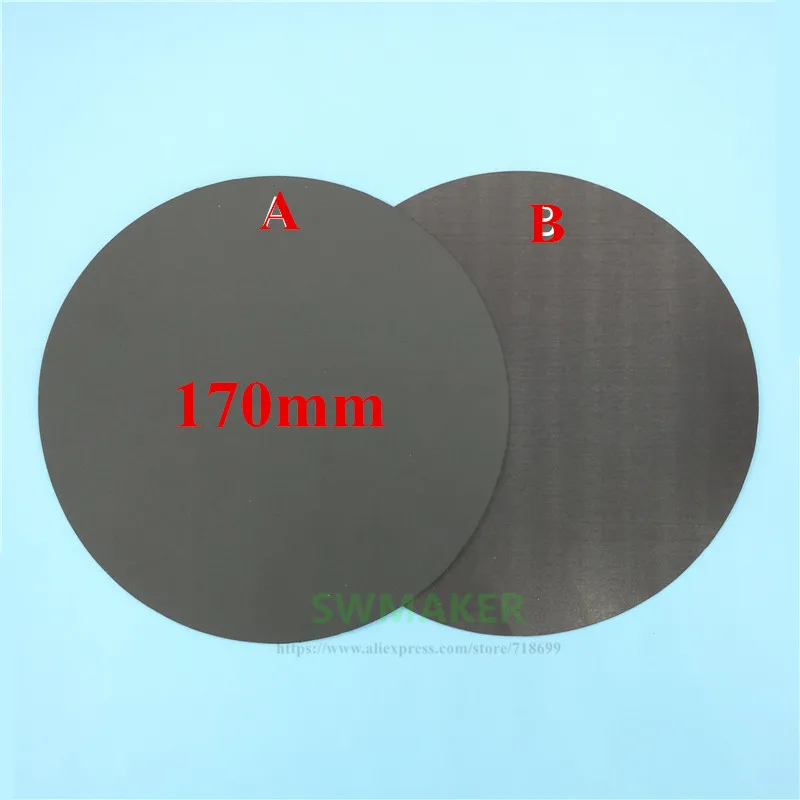 

170mm Round Magnetic adhesive Print Bed Tape Print Sticker Build Plate Tape FlexPlate for DIY Kossel/Delta 3D Printer parts