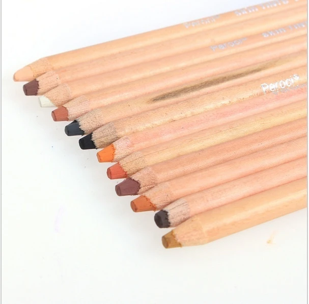 Wholesale Professional Soft Pastel Pre Sharpened Pencils Set 12