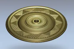 3D круглая подставка-держатель модель сброса в STL format для ЧПУ резьба по дереву машины гравировки Artcam aspire R18