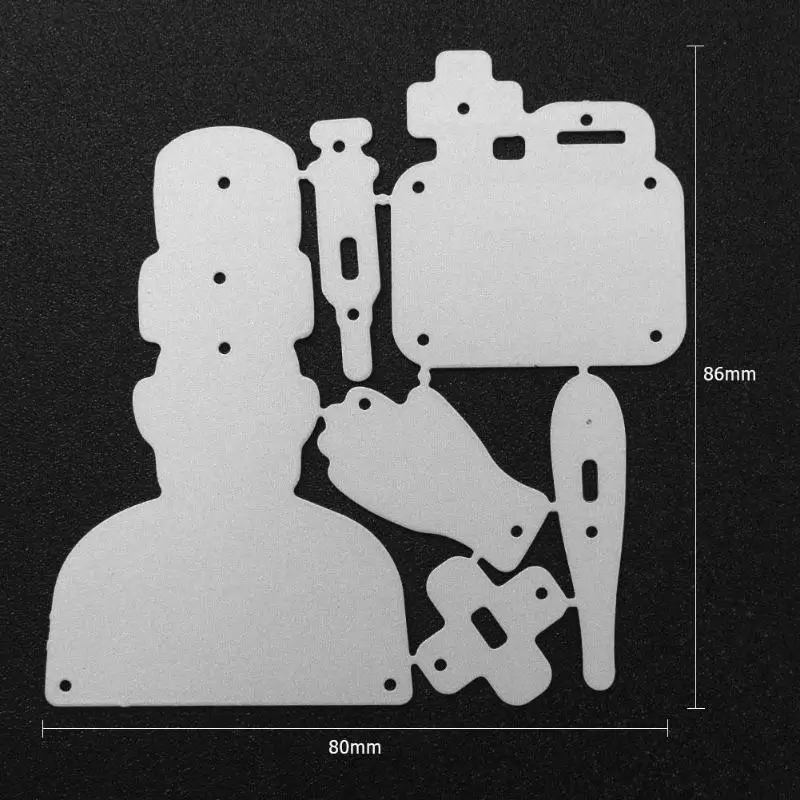 Рождественский Декор металлические режущие штампы трафареты для DIY скрапбукинга фотоальбом доктор Тиснение бумажная карта декоративное ремесло