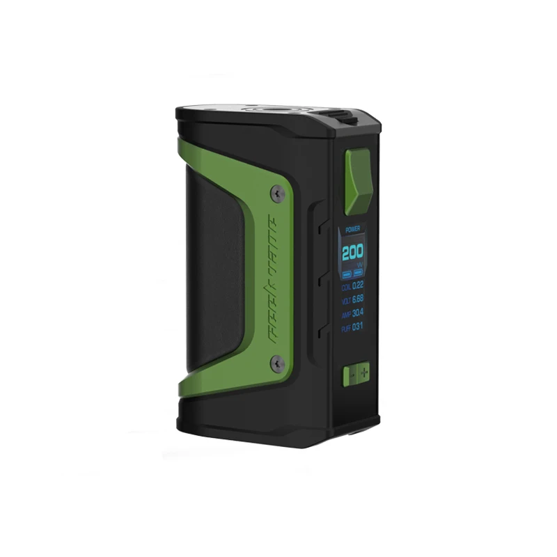 Vape мод GeekVape Aegis мод aegis Legend 200 Вт TC коробка мод Питание от двух батарей 18650 электронные сигареты без батареи для zeus rta blitzen - Цвет: Green trim