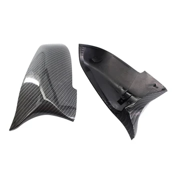 

1 Pair Left+Right Carbon Fiber Look Side Wing Mirror Cover Caps For BMW F10 F11 2014-17 F-Best