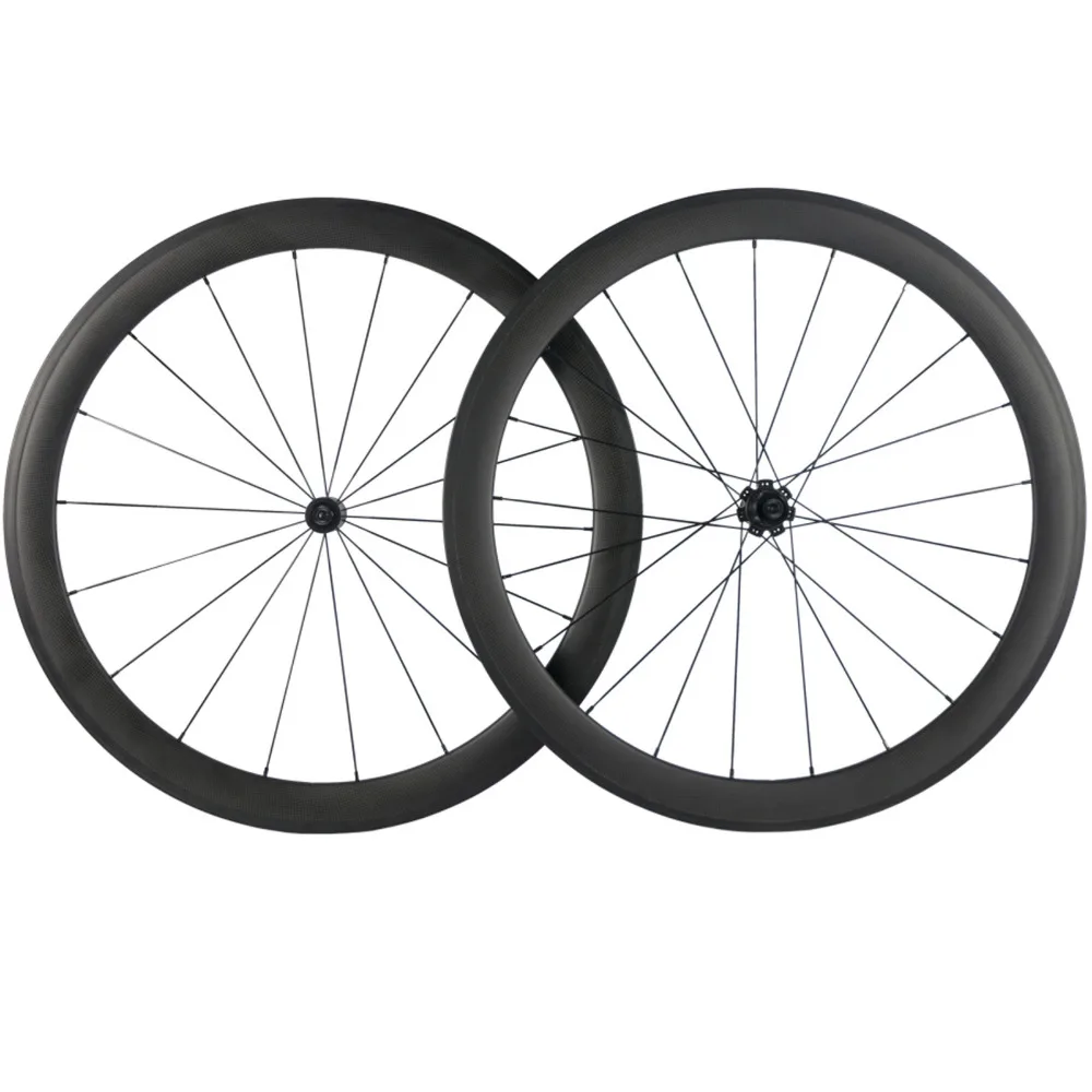 Discount 700C Carbon Wheels Customized logo 38mm 50mm 60mm 88mm Carbon Bicycle Wheels Clincher Road Bike Carbon Wheelset 13