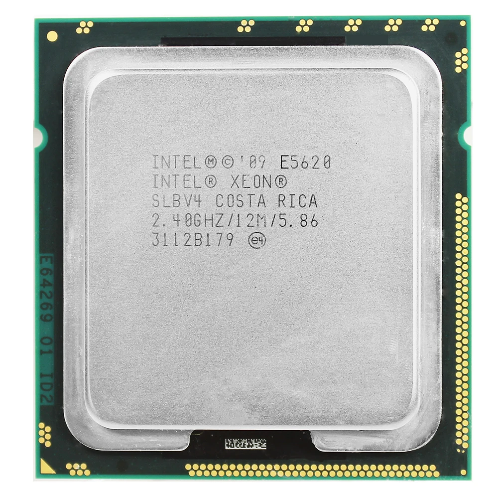 INTEL xeon E5620 SLBV4 CPU 2,4G/12 M/5,86 4 ядра 8 потоковая гарантия 1 год