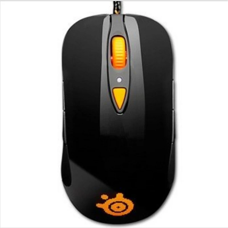 Оригинальная игровая мышь Steelseries сэнсэй Сырой Горячий оранжевый выпуск, Steelseries двигатель Steelseries лазерная мышь