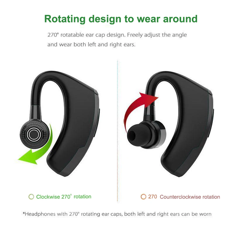 V9 Handsfree Беспроводные Bluetooth наушники CSR Голосовое управление бизнес беспроводные