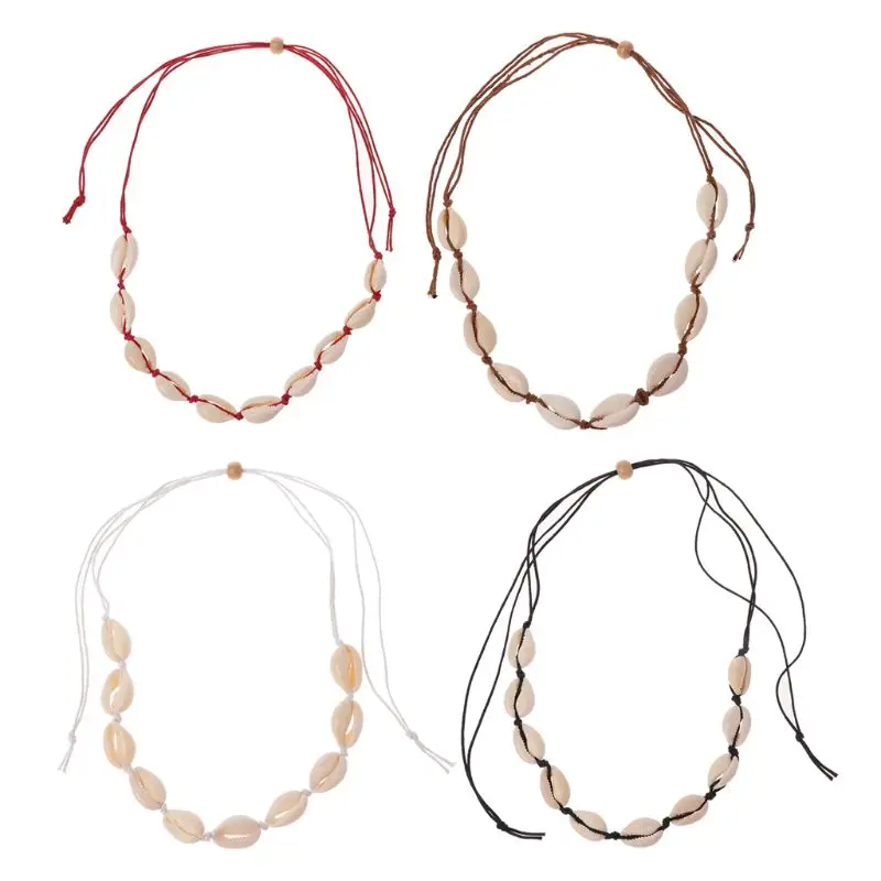 

Bohemia Beach Sea Shell Necklace Choker Women Shell Natural Simple Chocker Neckless Jewelry For Girls Jewelry 2018 New