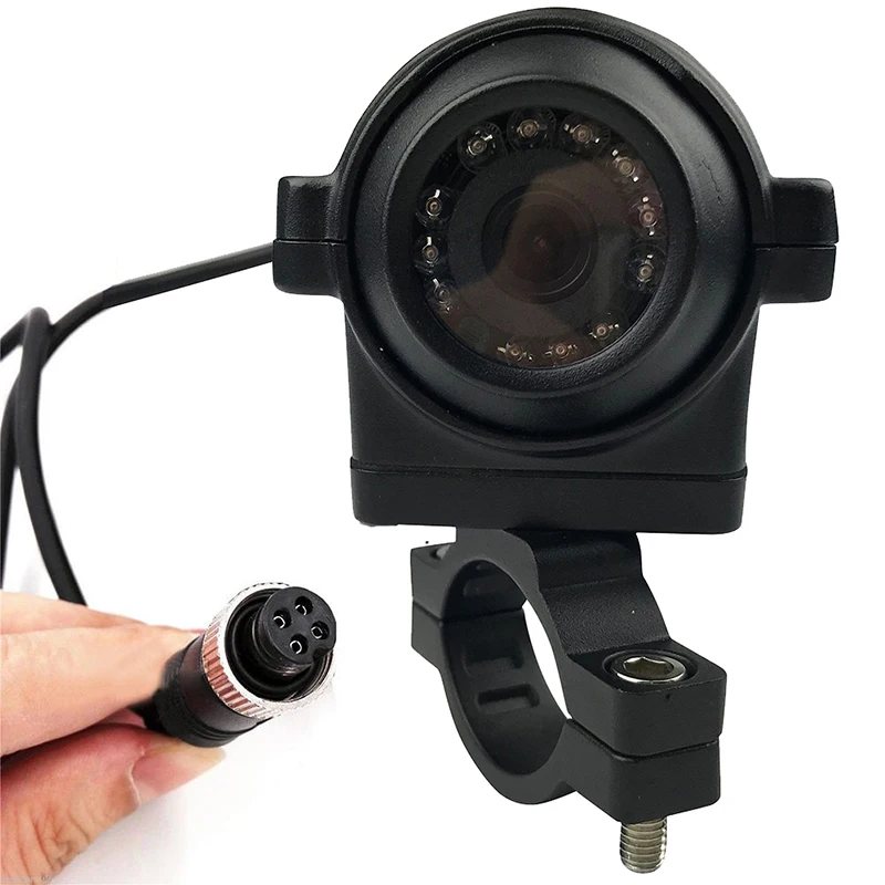 

Vanxse CCTV HD 1200TVL 12IR LEDS 4Pin Rear View Camera for Trucks Bus, boat, Car backup reverse camera