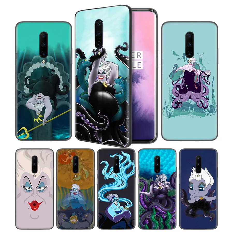 

Ursula The Little Mermaid Soft Black Silicone Case Cover for OnePlus 6 6T 7 Pro 5G Ultra-thin TPU Phone Back Protective