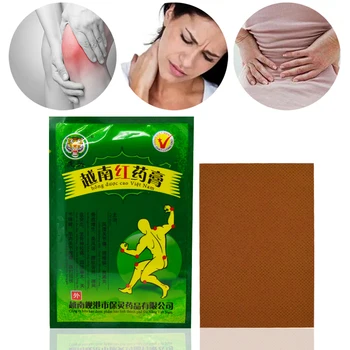 

120pcs Vietnam Red Tiger Balm Plaster Creams White Body Neck Back Massager Pain Relief Patch Cream D02405