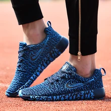 New Men Shoes Casual Mixed Color Breathable Mesh Canvas Flat Sport Walking Shoes Mens Trainers Basket Zapatillas