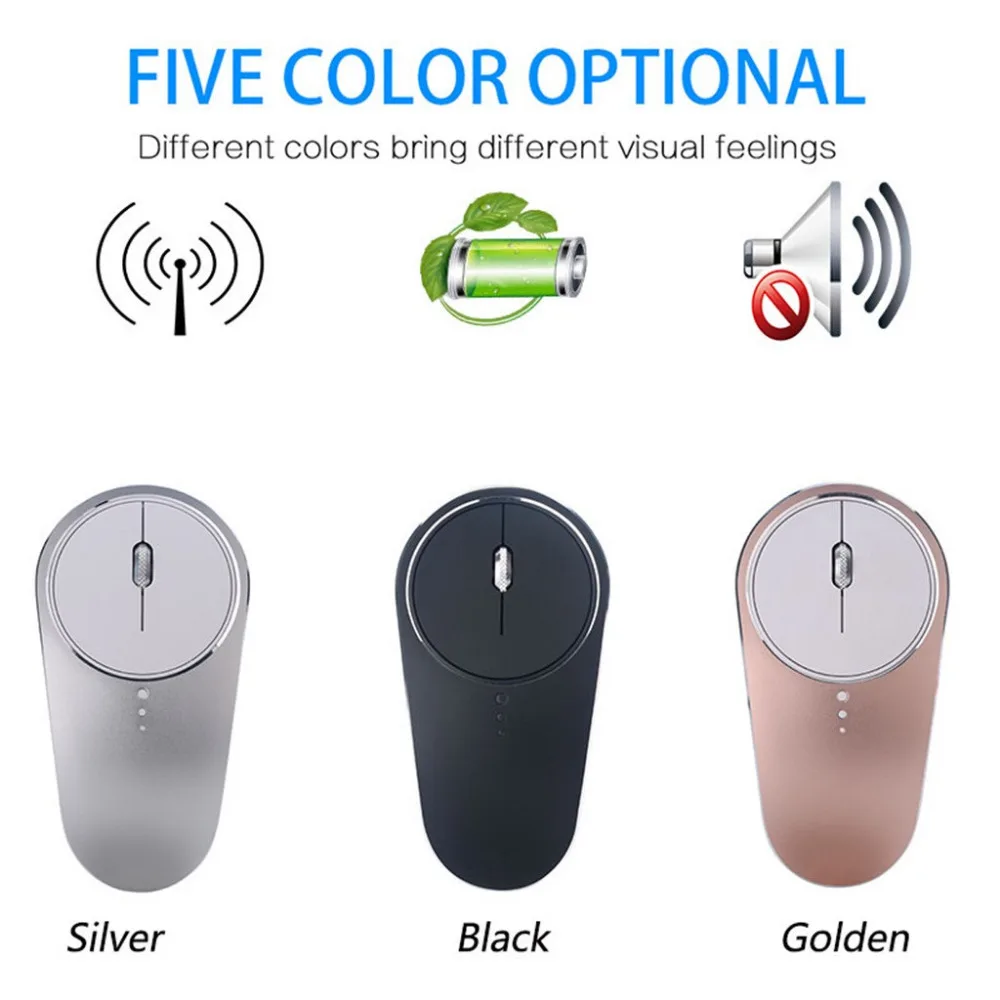 4D 2.4G Wireless Connection Charging Silent Mouse For Laptop 80012001600DPI Wireless Optical Ergonom Receiver Mice 40AP10 (15)