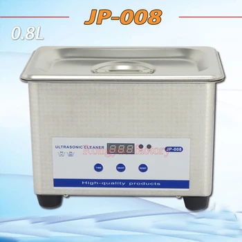 

Jp-008 Stainless Steel 0.8L Ultrasonic Cleaner Home Mini Ultrasonic Cleaner Jewellery Glass Printer Head Cleaning Machine