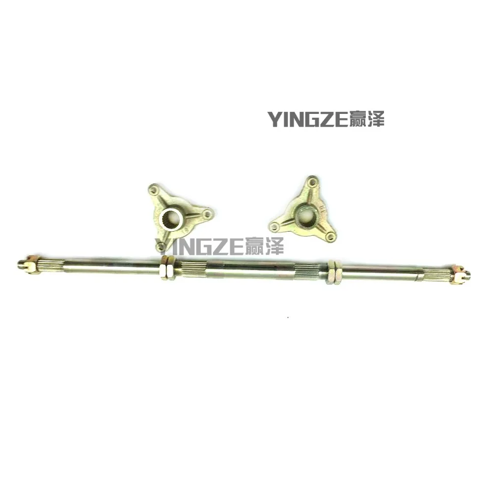 

DIY GO KART KARTING ATV UTV Buggy Transmission 71CM Rear Axle With Flanges
