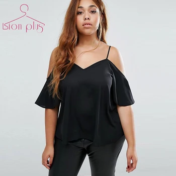 

Off Shoulder T Shirt Women 6XL 5XL 4XL 2017 Summer Big Size V-Neck Solid Short Sleeve Female T-Shirt Plus Size Women Clothing