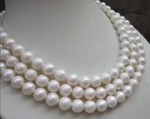 noble women gift Jewelry Silver Clasp 48inch long necklace NATURAL AAA+ 8.5-9MM PERFECT ROUND SOUTH SEA WHITE PEARL NECKLACE