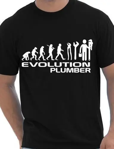 

Evolution Of Plumber Plumbing Mens Gift Unisex T-Shirt More Size and Colors-A597