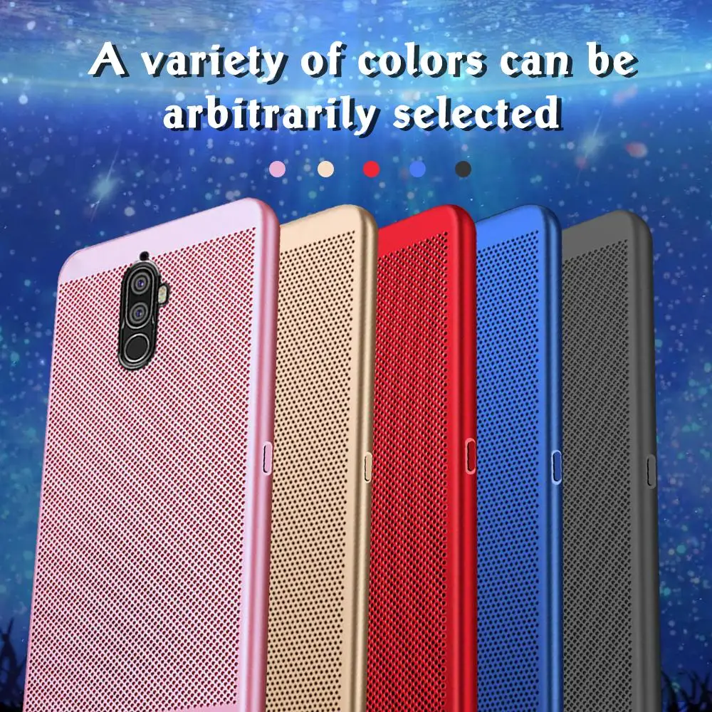 

Hollow Heat Dissipation Hard PC for Lenovo K8 Note K6 Note K5 Note K8 Plus Phone Case Matte Protective Cover Coque