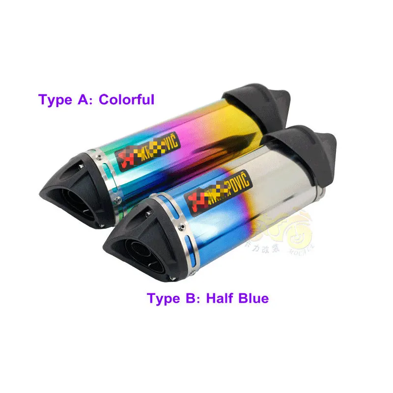 

Universal ID 36mm motorcycle exhaust pipe muffler motocross scooter tubo escape moto escapamento de moto 125cc 200cc cbr125