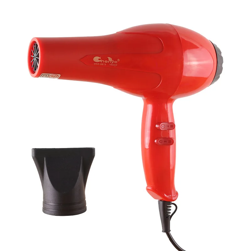 Отрицательный фен с ионизацией 3-в-1 Многофункциональные Инструменты для укладки волос фен для волос быстрая сушилка прямые пистолет горячего воздуха - Цвет: Красный