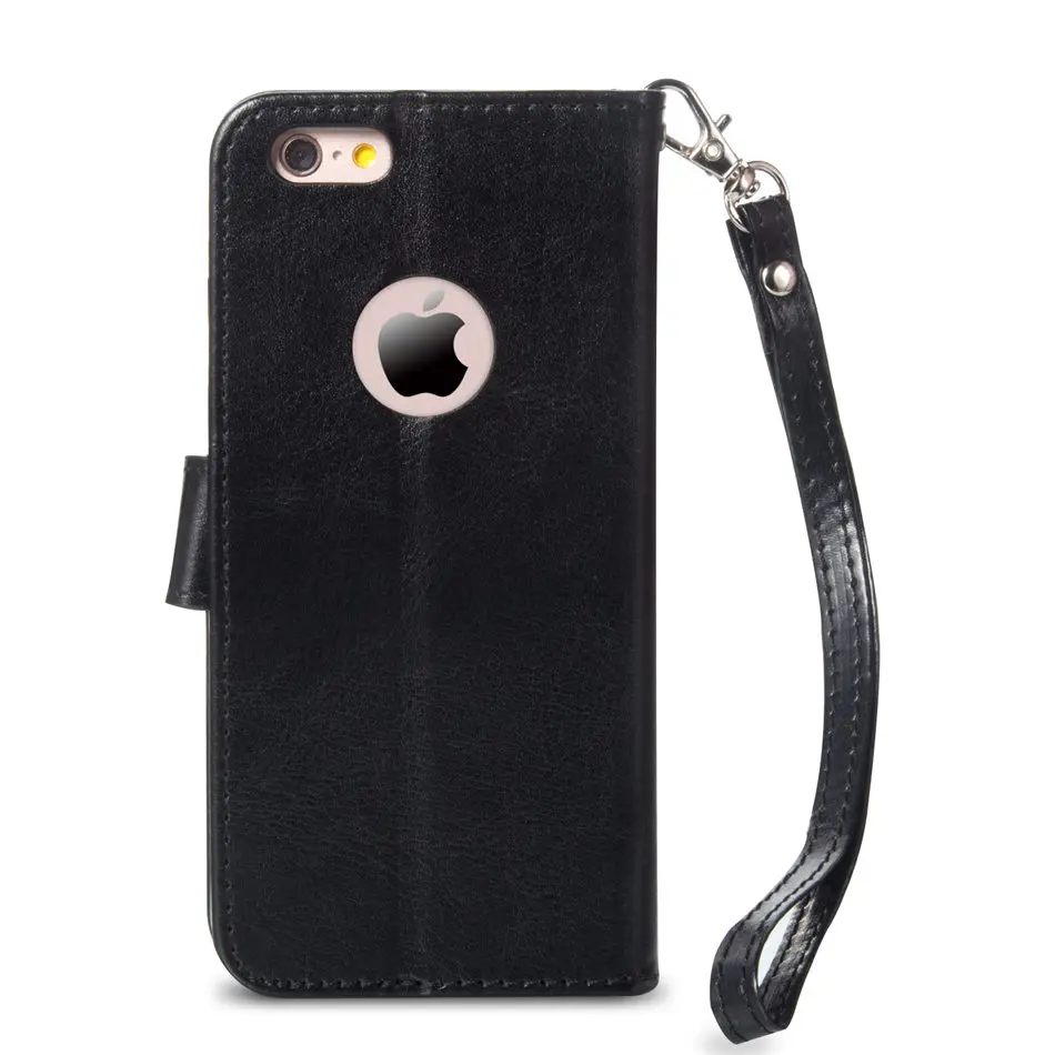 Чехол-бумажник чехол для телефона для iPhone X XS Max XR 11 Pro Max милый чехол для чехол apple iPhone 8, 7, 6, 6S Plus, из натуральной кожи на низком ходу Флип кожаный Капа для E07F