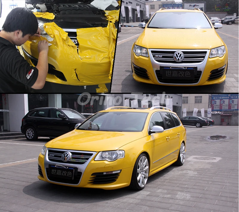 Yellow Glossy Vinyl Film-2