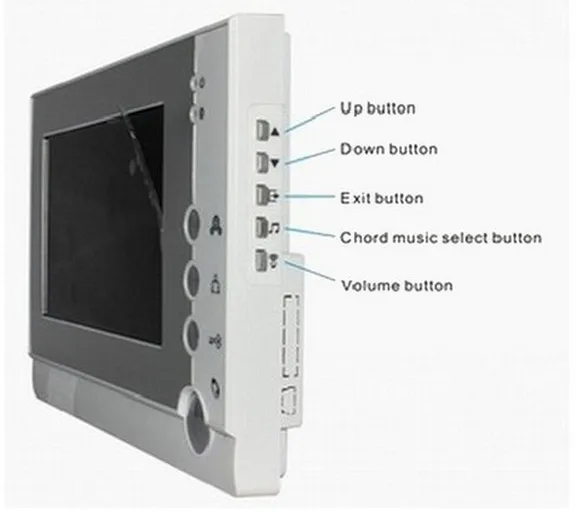 Free Shipping 7inch TFT Wred Video font b Door b font Phone Intercom System w Touch