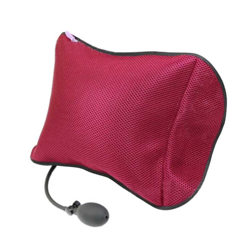 Tcare Portable Inflatable Lumbar Support Massage Pillows - Orthopedic Design for Back Pain Relief -