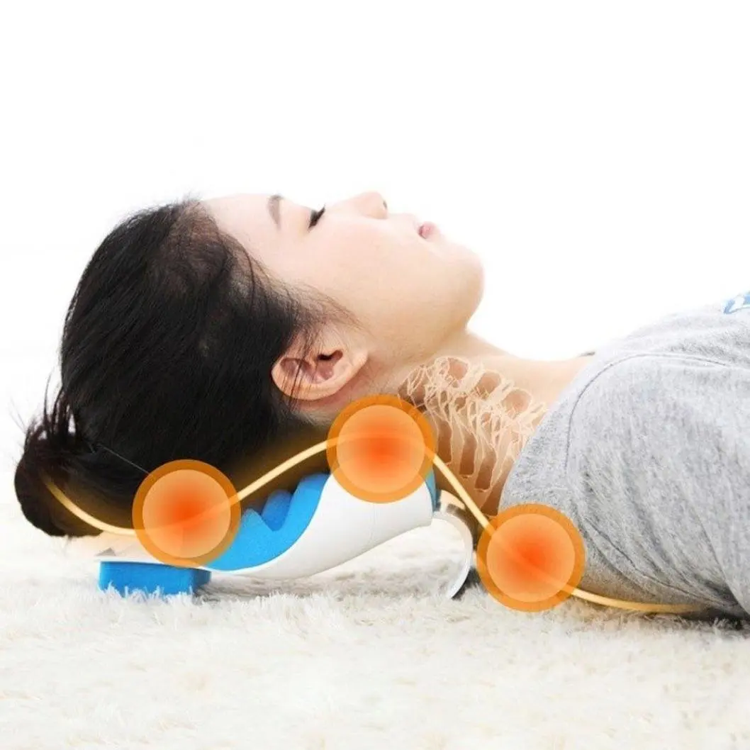 Расслабляющая подушка для шеи и плеч массаж шеи облегчение храпа сна тихий EMS стимулятор мышц