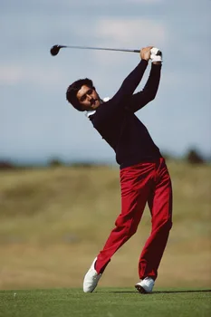 

Seve Ballesteros Golf Shot Giant SILK POSTER Decorative painting 24x36inch