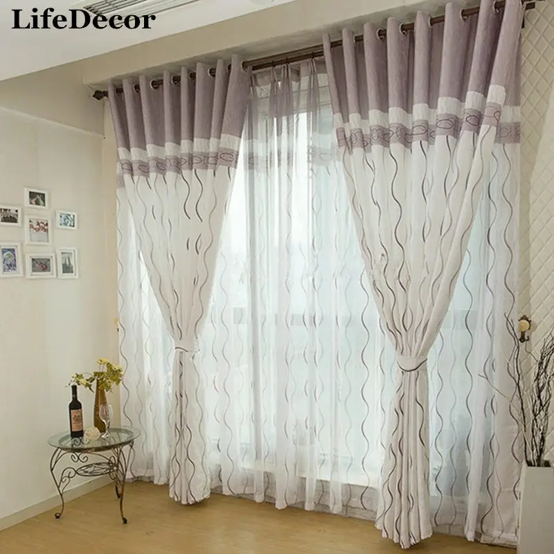 Тюль с подхватом на одну сторону. Тюль и 1 штора. Гардина для тюли. Тюль и 1 штора. Тюль ромб в интерьере фото в современном интерьере реальные фото.