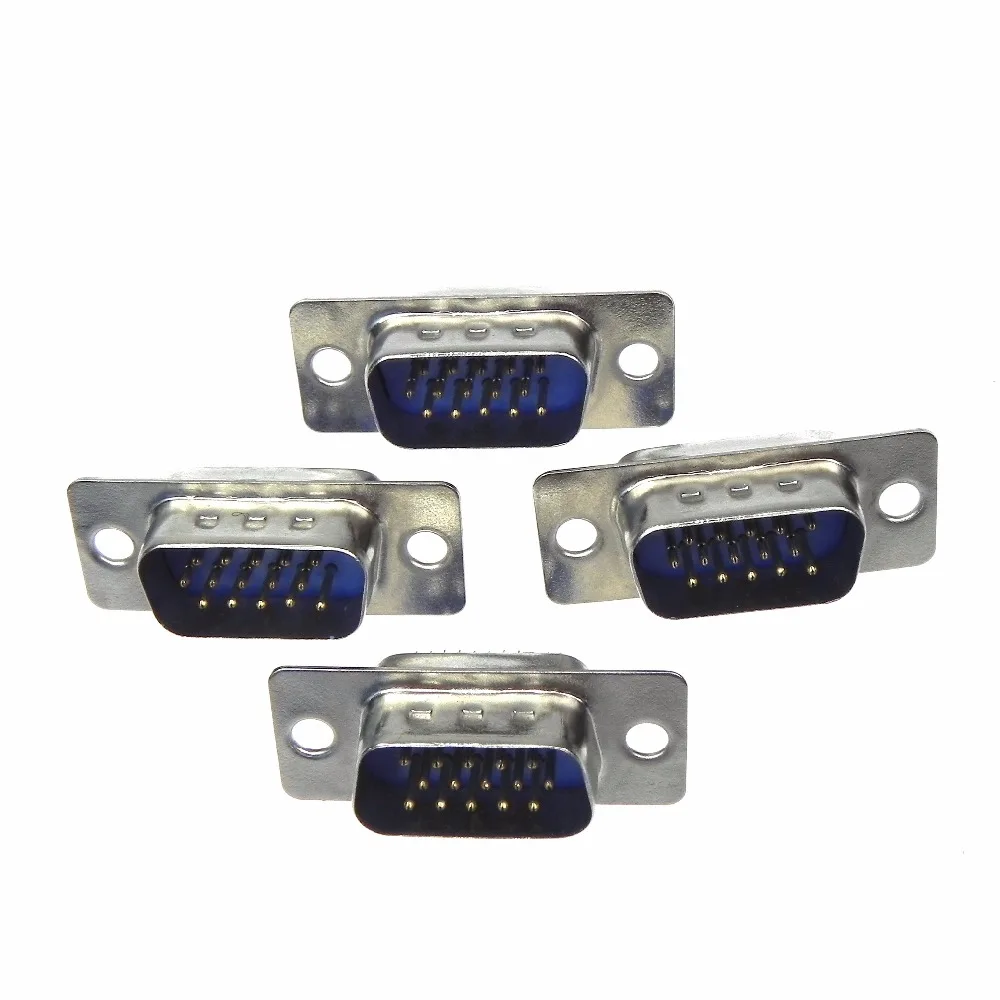 DB15-15pin male cable wire soldering type socket connector 5