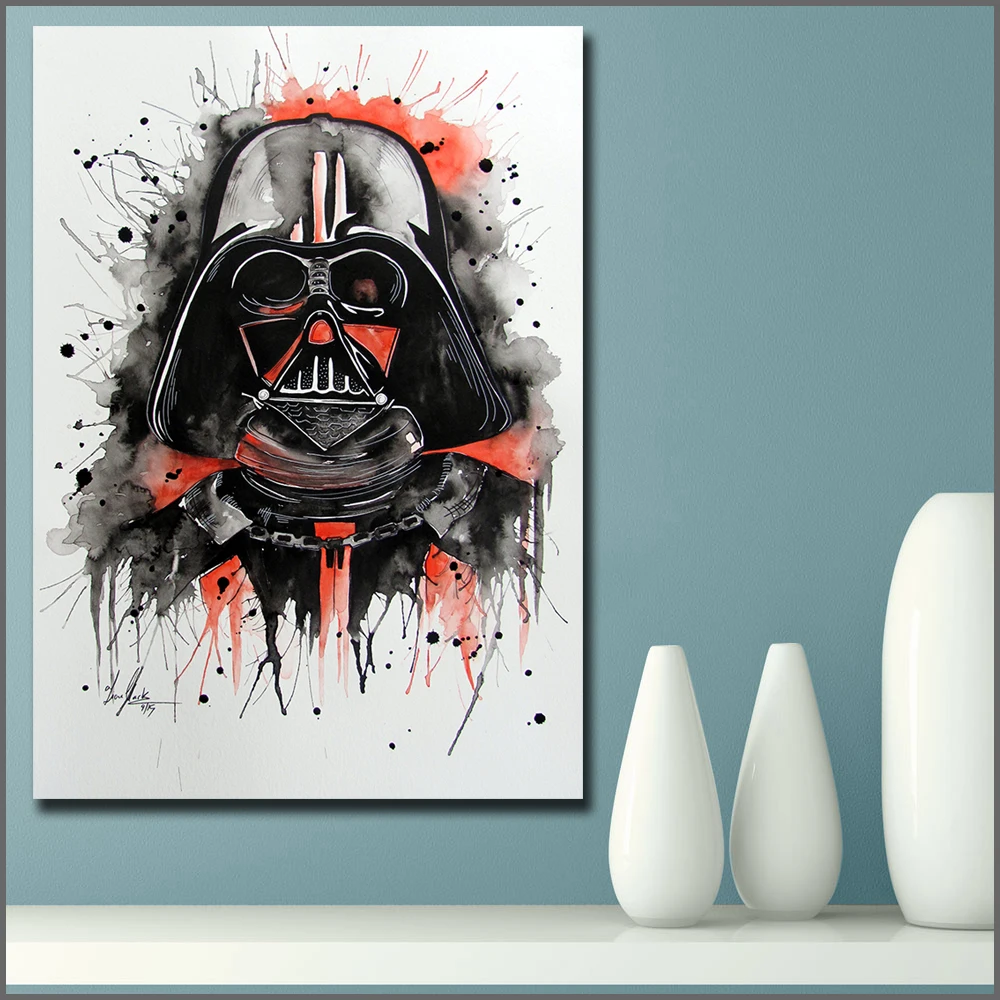 Large Print Darth Vader Star Wars Movie Film Poster Home Decor Wall Art
