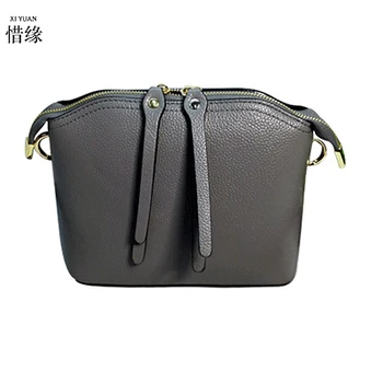 

New Arrival Women Genuine Leather Shoulder Bag Sweet Style Mini Women Bag Fashion Women Daily Bags Zipper Soft Messenger Bag