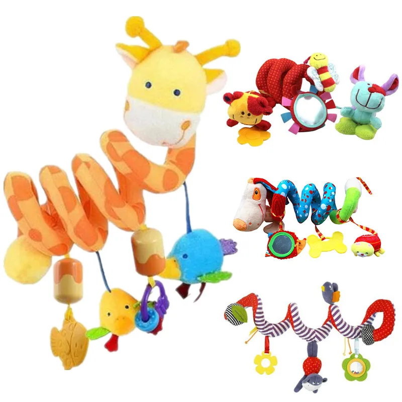 

Baby Rattles Mobiles Educational Toys For Children Teether Toddlers Bed Bell Baby Playing Kids Stroller Hanging Dolls 20%Off