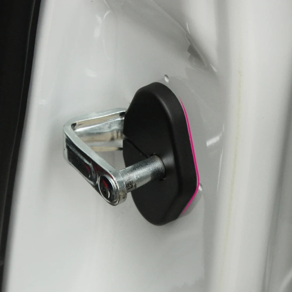 

4pcs/set Car Door Lock Protective Cover Door Lock Buckle Decoration For BUICK EXCELLE XT;ENCORE OPEL MOKKA ASTRA J Car Styling