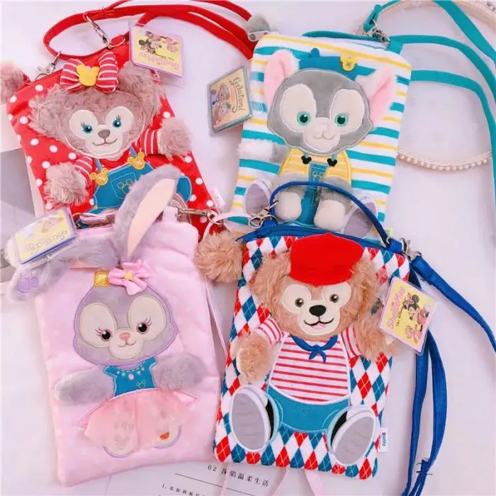 Мультфильм stelllalou плюшевые игрушки, забавные мягкие плюшевая сумка на плечо телефонные сумки для детей Рождественский подарок