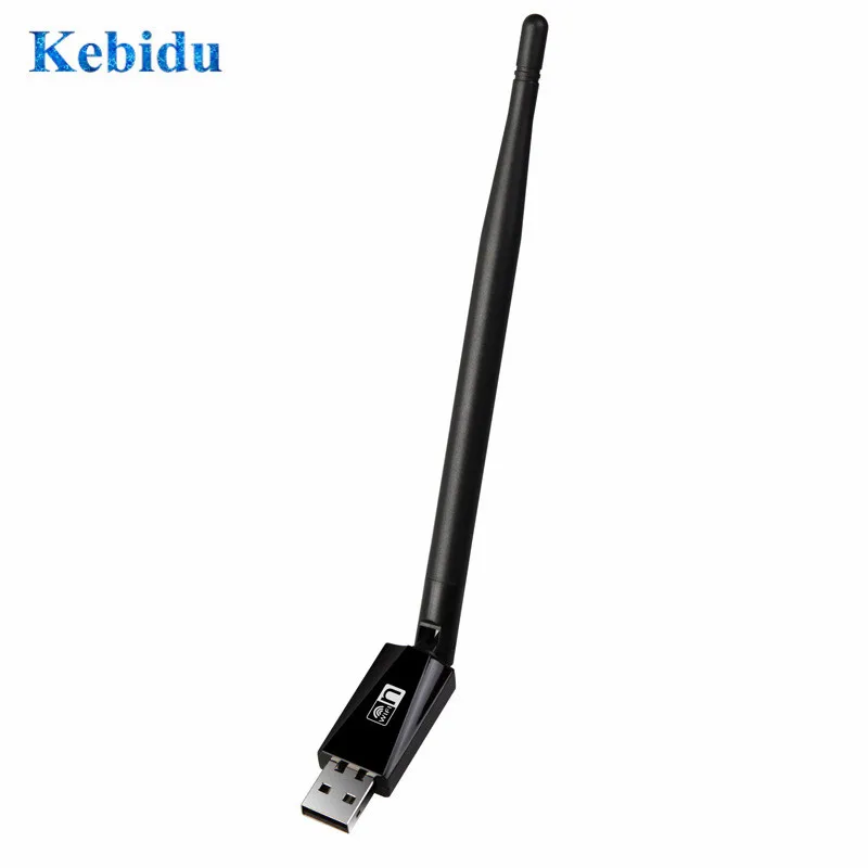 KEBIDU MTK7601U внешняя 150 Мбит/с USB WiFi беспроводная сетевая карта 5 дБ внешняя антенна адаптер 802.11n/g/b LAN Карта