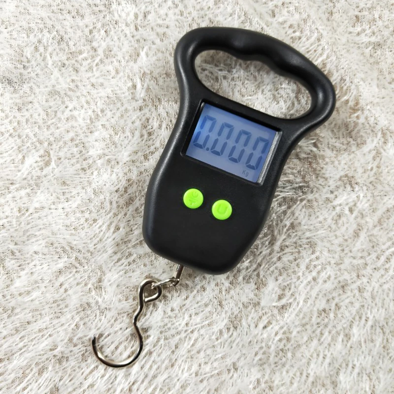 

50kg Digital Scale for Fishing Luggage Steelyard Hanging Electronic Scale Electronic Balance Kitchen Measure Tools Accessories