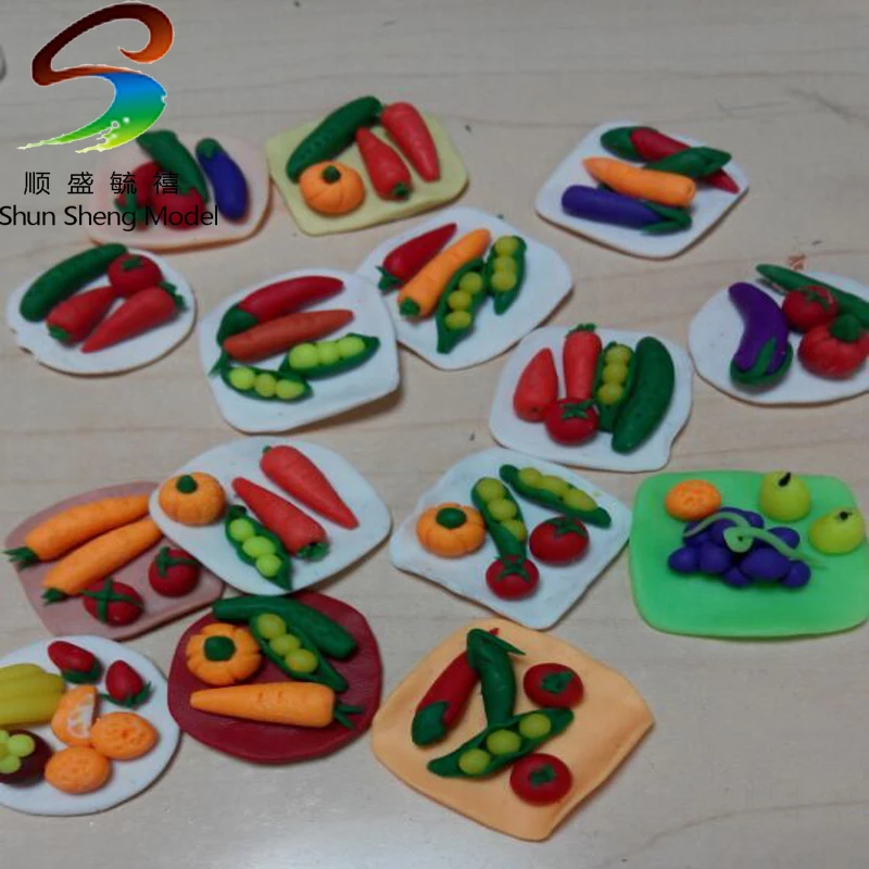 130 scale mini ceramic Vegetable dishes Vegetable / fruit plate